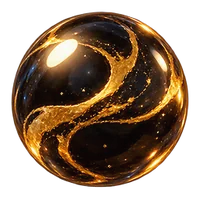 Gilded marble
